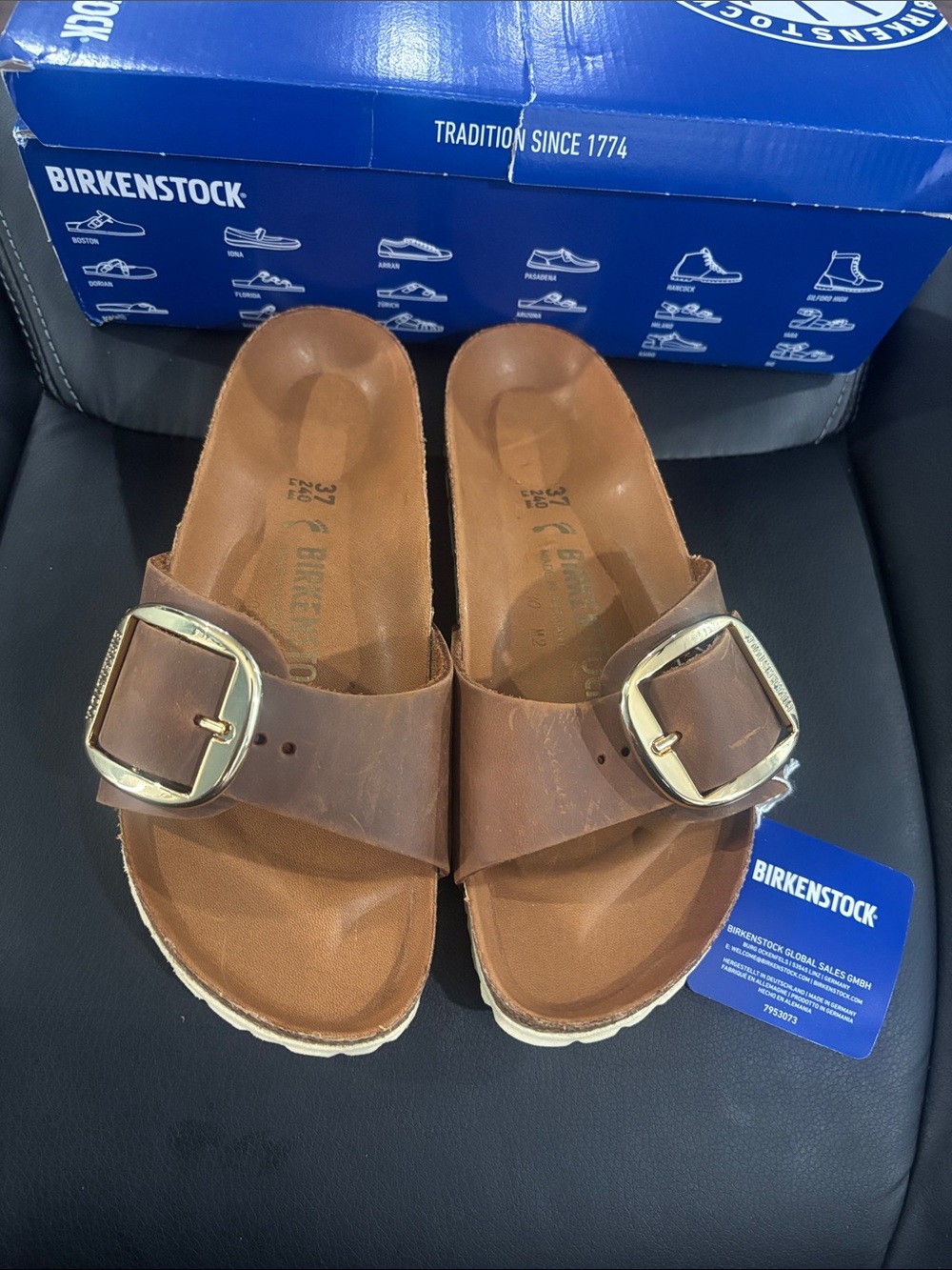BIRKENSTOCK MADRID BIG BUCKLE
SANDAL OILED LEATHER